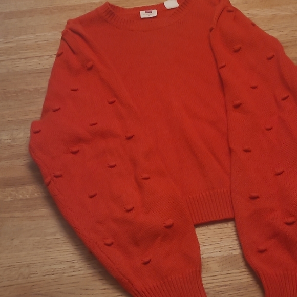 Levi's Vibrant Red Crew Neck Sweater - Picture 3 of 3